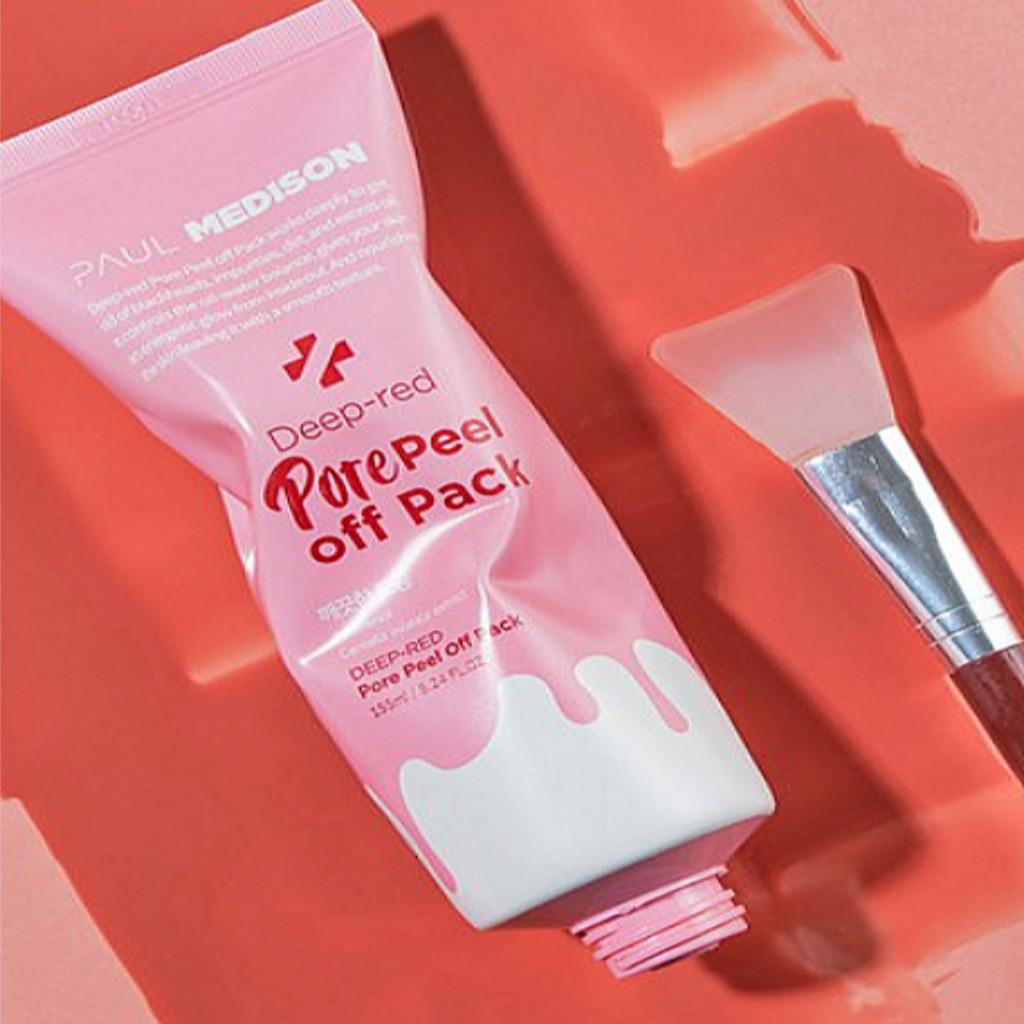 PAUL MEDISON Deep-Red Pore Peel Off Pack 155 Ml+brush