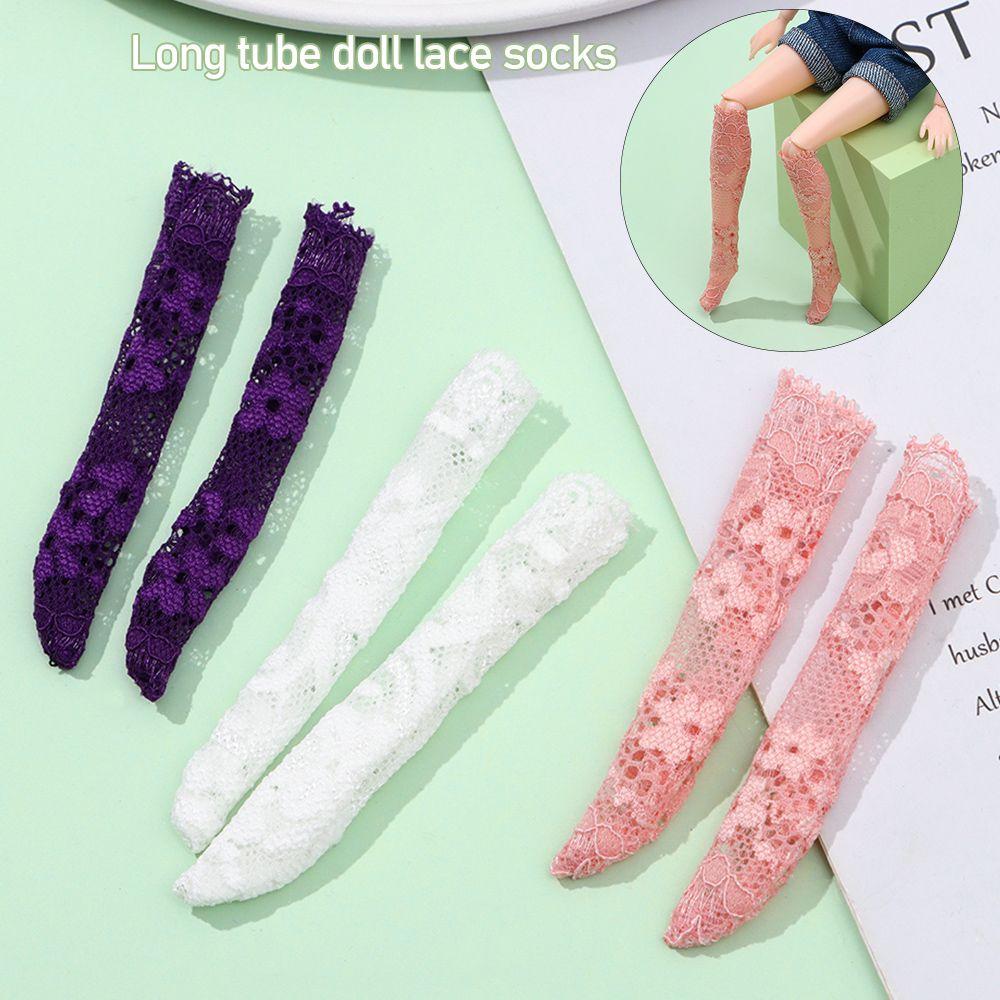 Decoration Toys DIY Christmas Gift Doll's Clothes Accessories 1/6 Doll Stockings Lace Socks