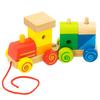 [Devalier] Wooden Toys, Educational Toys, Birthday Gifts, Baby Shower Gifts, Pull Toys, Train Toys, Wooden Toys for Girls and Boys, Pull and Play,