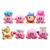 8Pcs Game Action Figures Set Cartoon Game Model Statue Toys Car Dashboard Ornaments Cake Toppers