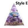 Natural Cristal Stone Orgone Energy Healing Reiki Chakra Multiplier Pyramid