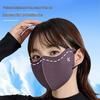 New Arrival: Autumn/Winter 3D Ice Silk Windproof Eye Mask for Women - Warm, Protective & Stylish