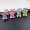 Bear Necklace Making Shimmer Acrylic Handmade Creative Luminous Bracelet DIY Jewelry Accessories 10pcs Beads Materials