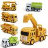 1Pc  Diecast Car Engineering Model Excavator Crane Dump Truck Garbage Vehicle Classic City Construction Children Toy for Boy
