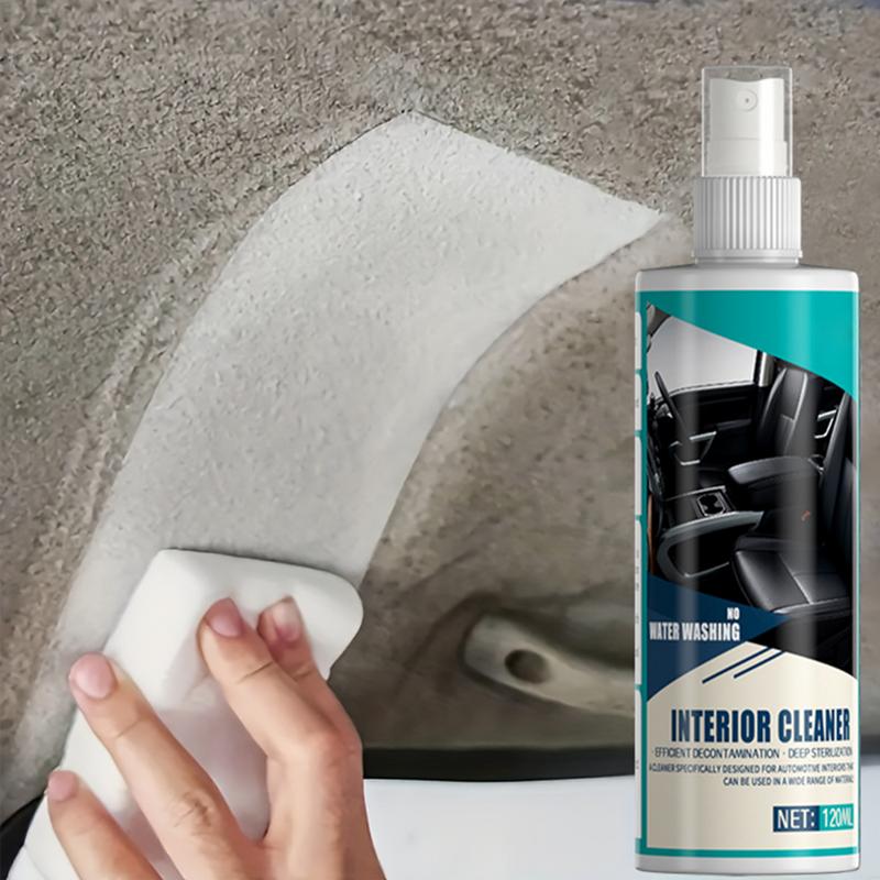 Foam Car Cleaner Automotive Interior Cleaner 120ml Multifunctional Cleaning Agent For Trucks SUVs Car Fabric Cleaning Tools For