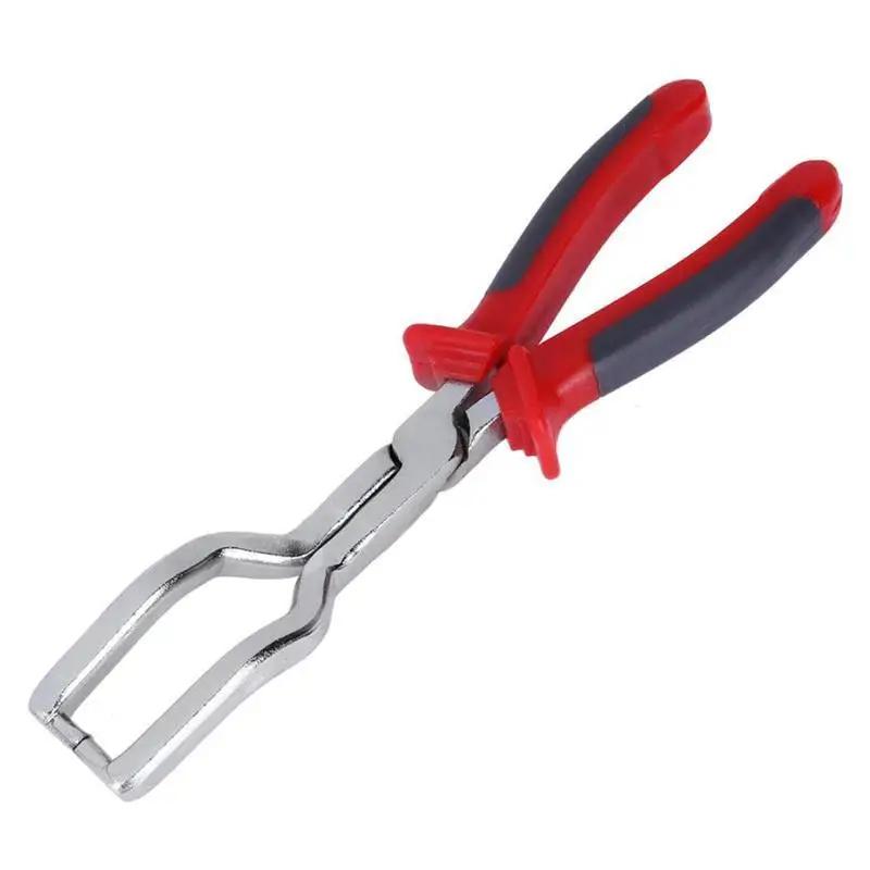 1PC Fuel Line Clip Pipe Plier Disconnect Removal Tool Car Hose Clamp Plier Car Angled Clip Plier Tube Bundle Removal Repair Tool