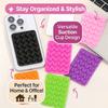 24 Silicone Suction Cups Phone Holder, Multi-Functional Square Phone Pad, Universal Silicone Suction Sticker