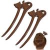 Vintage Style Wooden Hair Stick Wood Hanfu Hairpin Elegant Chinese Style Hairpin Girl