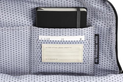 Moleskine Classic Pro Backpack, New Model, Men's, Black, ET23C2PBKBK, 15-inch Laptop Storage, One Size Fits All