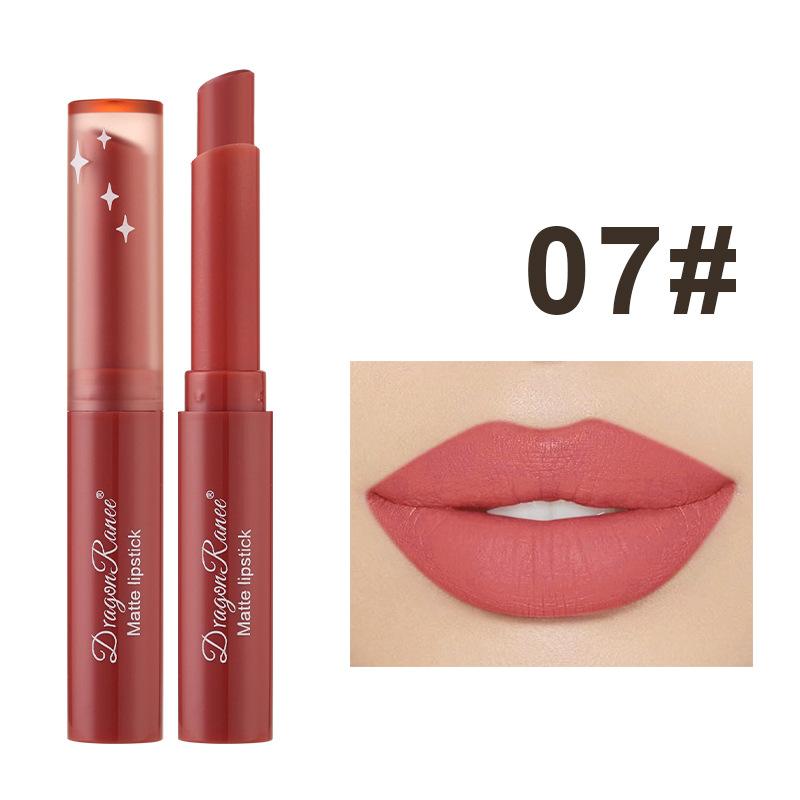1Pc Nude Matte Lipstick Waterproof Long Lasting Lip Sticks Not Fading Sexy Red Velvet Lipsticks Women Make Up Cosmetics