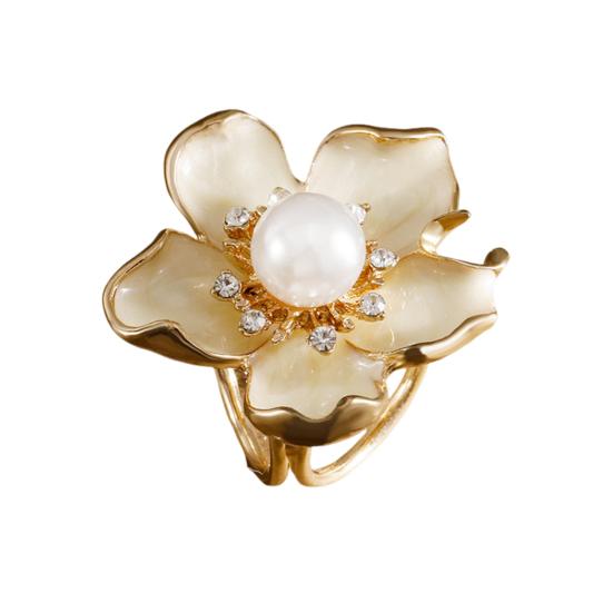 Пряжка для шарфа Кольцо для рубашки Зажим-слайдер Кольцо для шарфа Цветок Солнце Стразы Пряжка для шарфа Аксессуар для одежды для свиданий вечеринок мероприятий