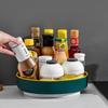 360° Rotating Spice Rack Organizer Seasoning Holder Kitchen Storage Tray Lazy Susans Home Supplies for Bathroom, Cabinets