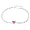 Silver Bracelet with Cubic Zirconia, Product Weight 3.92 G (60002099)