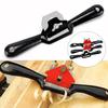 Handheld Wood Planer Tool with Carbon Steel Blade for Quick Wood Finishing