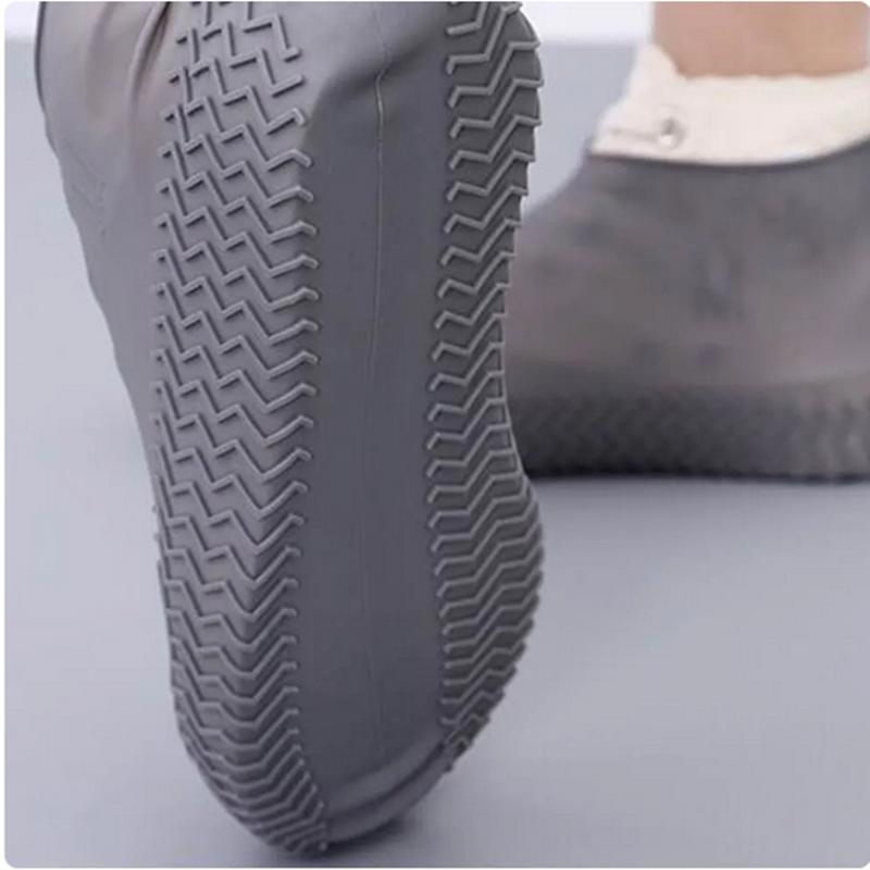 Waterproof Silicone Shoe Covers Reusable Non-Slip Wear-Resistant Rain Shoe Covers Protector Anti-Slip Boot For Outdoor Rainy Day