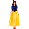 Adult Snow White Halloween Cosplay Costume for Stage Performance