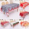 Christmas Decoration Printed Tablecloths Creative Desktop Dress Up Supplies