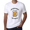 Men’s Vintage Tee Shirt Graphic T Shirt Attaquant De Pinte White
