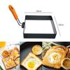 3/4pcs Square Ring for Frying Egg 4Inch Pancake Cooking Rings Omelet Maker Non Stick Stainless Steel Fried Egg Ring Pancake Mold