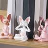 Yousheng Meditation Cat Figurine Resin Buddha Hairless Cat Ornaments Sit In Meditation Zen Cat Sculpture Home Decor Gift for Meditation Enthusiasts