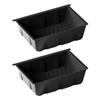 Car Under Seat Storage Box 2Pcs Car Seat Organizers Underseat Tray For Tesla ModelY Drawer Storage Box Car Accessories