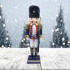 Traditional Wooden Nutcracker Ornament Christmas Decor Collectible Decoration Statue Figurine for