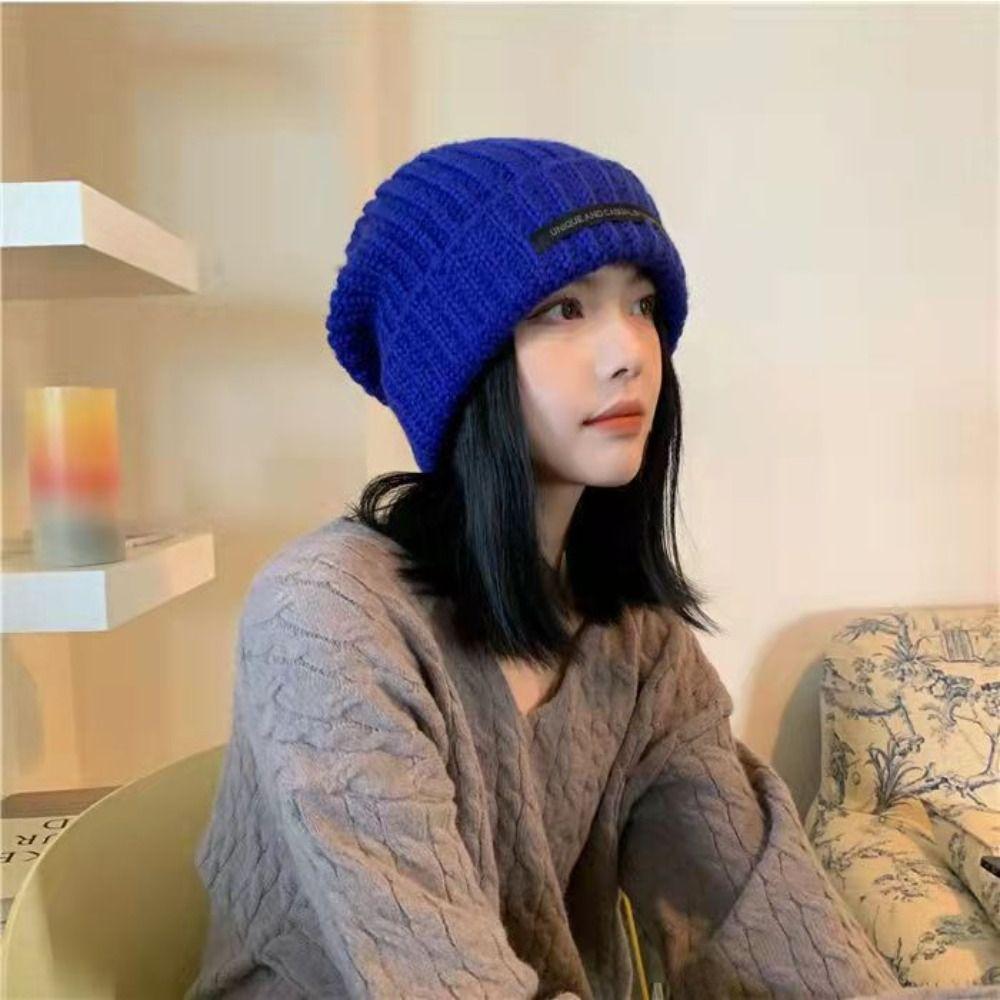 Woman/Men Knitted Beanies Multi Colors Female Beanie Caps High Quality Warmer Bonnet  Outdoor