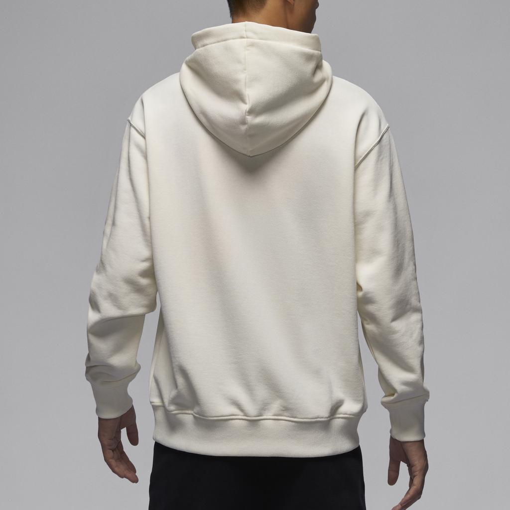 Jordan Solid Color Fashion Loose Fit Hooded Long Sleeve Sweatshirt Men Sweatshirt Ivory FV7248133