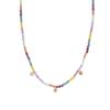 Collier - Ruane - Argent 925 - Zircon Multicolore - Or Jaune 18K