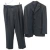 Striped Pattern Suit Setup 48/32 Charcoal Gray Men's Used