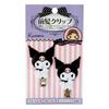 Sanrio Kuromi Bangs Clip X 1 X Cm PP Set of 2 (Vertical) Approx. 3.5 4.5 S-315826