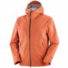 Solid Color Hooded Long Sleeve Waterproof Breathable Running Jacket Men Jackets Terracotta-Brown C22115