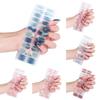 22Pcs Self-Adhesive Nail Wraps Nail Gel Polish Strips Full Wraps Nail Polish Stickers Gel Nail Strips Gel Nail Stickers