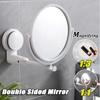 360° Swivel Folding Cosmetic Mirror No Punch Magnifying Mirror Bathroom Mirror Wall Mounted Shaving Mirror HD Cosmetic Mirror