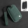Suede Car Flip Key Case Cover for VW Volkswagen Golf 7 MK7 Tiguan MK2 T-roc T-cross Skoda Octavia Kodiaq Karoq Seat Ateca Leon