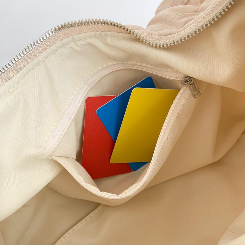 2024 Summer Pleated Cloud Bag Female Candy Color Large Capacity Shoulder Bag Women's Handbags Shopping Girls Pouch Tote Bags