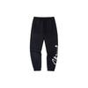 Basketball Series Letter Mid-Rise Tapered Knit Sports Pants Unisex Pants Basic-Black 172241301-3