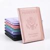 Multi-Function PU Leather RFID Passport Cover Ultra-thin Waterproof Passport Protector Credit ID Card Wallet Passport Holder