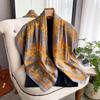 New Spring and Summer Design Luxury 90cm Women Scarf Sunscreen Foulard Shawl Hijab Female Hair Hijab Wraps Neckerchief Bandanda