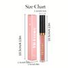 6-color Matte Non-stick Cup Lip Gloss Non-stick Cup Matte Velvet Thin Tube Lip Gloss Liquid Lipstick