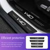 Four Pieces of Carbon Fiber Scratch Protection Stickers for Car Doorsill Are Applicable To Volvo V40 V60 V90 Xc40 Auto