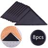 8pcs/set Triangle Washable Rugs Gripper Reusable Anti-skid Tile Pad Non Slip Patch Tape for Hardwood Stair Floor Carpet Area