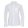 Russell Collection Womens/Ladies Poplin Easy-Care Long-Sleeved Shirt