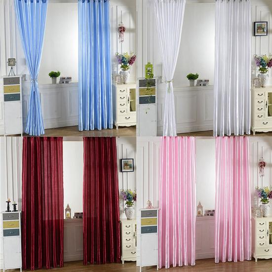 Curtain Solid Window Door Room Panel Sun Shade Curtain Curtain Ceiling Home Decoration