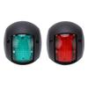 2Pcs Marine Boat Yacht Signal Light LED Navigation Bow Lamp Red Green Ship Board Light for Sailing