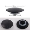 Matte Black Basin Waste Pop-Up Bathroom Sink Push Button Click Clack Plug 66mm