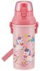 Skater Antibacterial Plastic Water Bottle 480ml Unicorn Girls Made In Japan Children's Ag+ PSB5SANAG-A