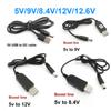 DC 5V To USB 9V 8.4V 12V 12.6V Step UP Module Power Boost Line Converter Adapter Cable 5.5X2.1mm Plug for PC Laptop Router