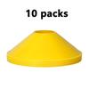 10Pcs Cone Set Football Training Equipment For Kid Pro Disc Cones Agility Exercise Obstacles Avoiding Sport Training Accessories
