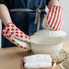 1Pc Insulation Glove Thickened Heat Insulation Glove Lanyard Design Microwave Oven Baking Glove for Kitchen